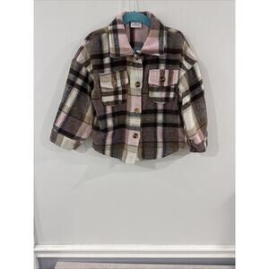 Exclusive Decorations Girls Plaid Jacket size 5